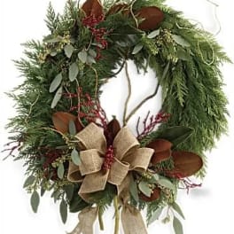 Rustic Holiday Wreath