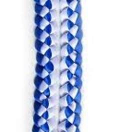 Blue and White Ribbon Lei