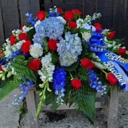 Distinguished Service Casket Spray