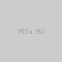 Blank gray placeholder with 150 x 150 text