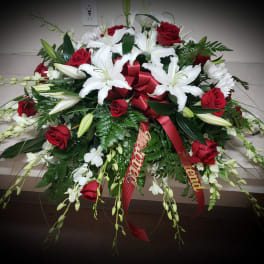 Red & White Elegance by The Potted Plant