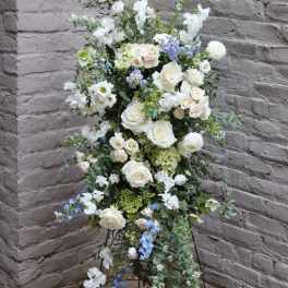 Deluxe Standing Funeral Spray with Easel