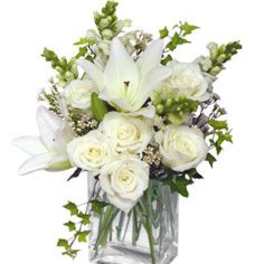 Wonderful White Bouquet of Flowers $68.00, $78.00, $88.00 Shown at $68.00
