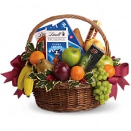 Fruits and Sweets Christmas Basket