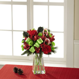 The FTD Candy Cane Lane Bouquet