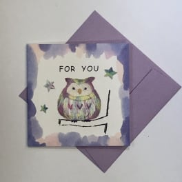 Mini Message Card-For You