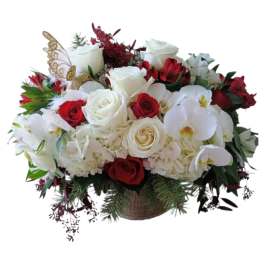 Winter Grace Luxe Haddonfield Centerpiece