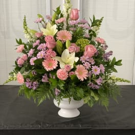 Pastel Standing Basket