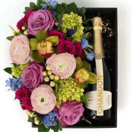 Flora Box Pastel Chandon Brut