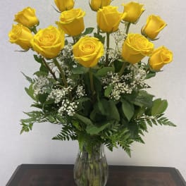 You're My Sunshine Yellow Rose Bouquet