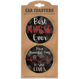 Car Coasters Best Nurse Ever