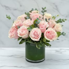 Pink Rose Cylinder