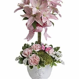 Blushing Lilies Bouquet