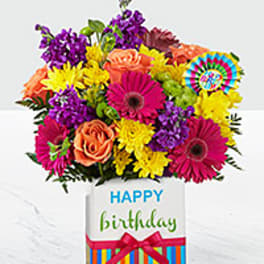 Birthday Brights Bouquet