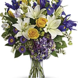Floral Spring Iris Bouquet