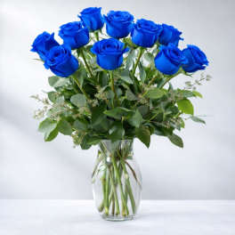 Blue Rose Bouquet