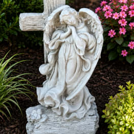 Angel of Peace Cross Statue