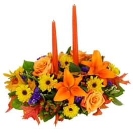 Fall Candle Centerpiece (Seasonal)