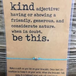 Wishlet- Kind Adjective