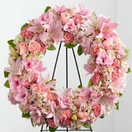 The Loving Remembrance Standing Wreath