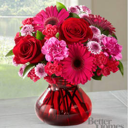 Make Me Blush Bouquet by Better Homes and Gardens® - VASE INCLUDED