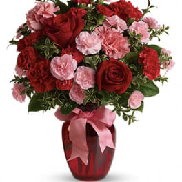 Dance with Me Bouquet with Red Roses