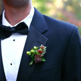 Berry boutonniere
