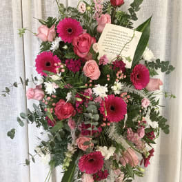 Memories in Pink Standing Spray