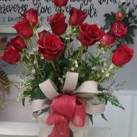 Dozen Regular Roses By The Rustic Rose Flowers Gift
