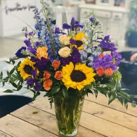 Send Blue Flowers Greenville Sc Flower Delivery Bloomnation