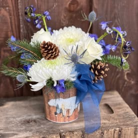 Blissful Butterfly Basket Arrangement in Fulshear, TX - Beezie's Flowers
