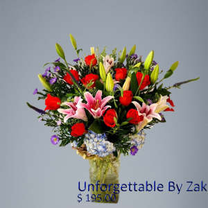 Roses, Hydrangeas, Lilies, and fillers