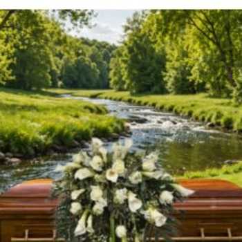 K604 Peaceful Light Casket Spray