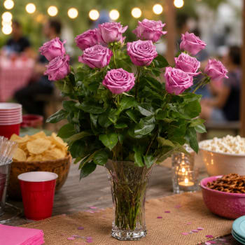 R12L Lovely Lavender Roses