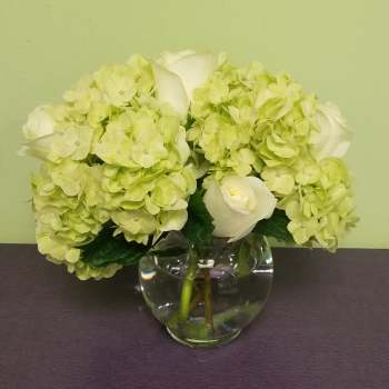 Green and White Elegance