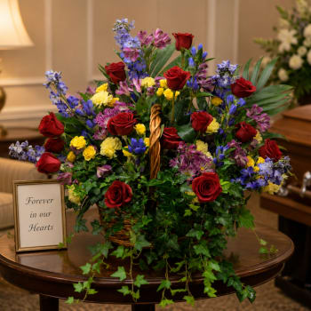 K608 Heartfelt Remembrance Sympathy Basket