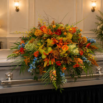 K631 Mixed Color Casket Spray