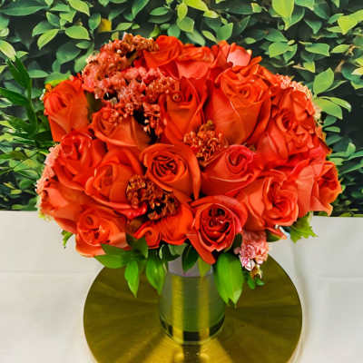 Two Dozen Red Roses with Luxe Gift Wrap and Personalized Card