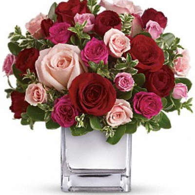 Teleflora's Love Medley Bouquet with Red Roses
