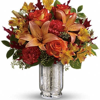 Teleflora's Fall Blush Bouquet