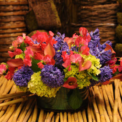 SPLASHY GARDEN MIXED ARRANGEMENT