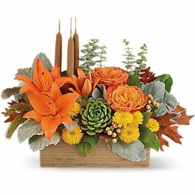 Teleflora's Fall Bamboo Garden