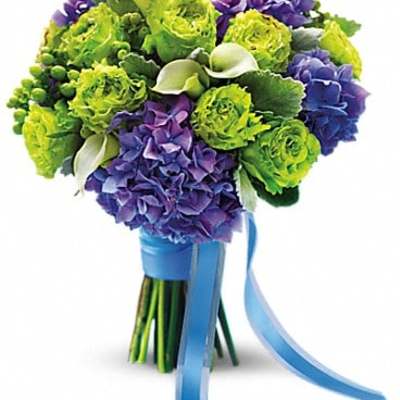 Luxe Lavender and Green Bouquet