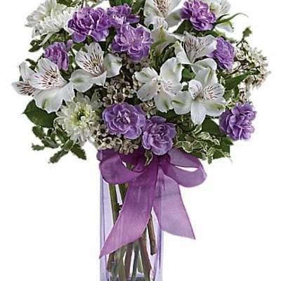 Teleflora's Lavender Laughter Bouquet