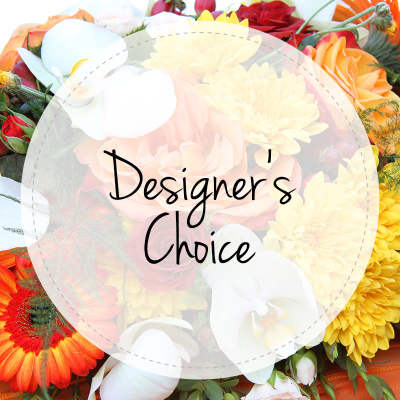 Mixed bouquet with roses, chrysanthemums, and orchids