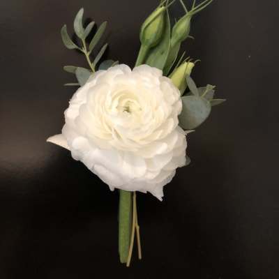 White Boutonniere