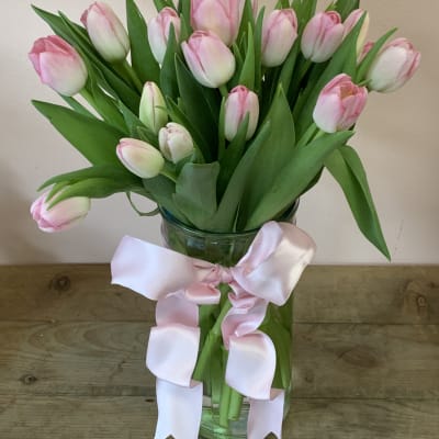 Pink Tulip Simplicity | Modern Artisan Flower Delivery in San Francisco