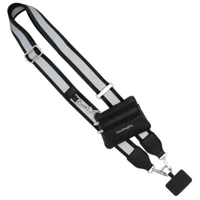 Clip & Go Strap with Pouch - Reflective