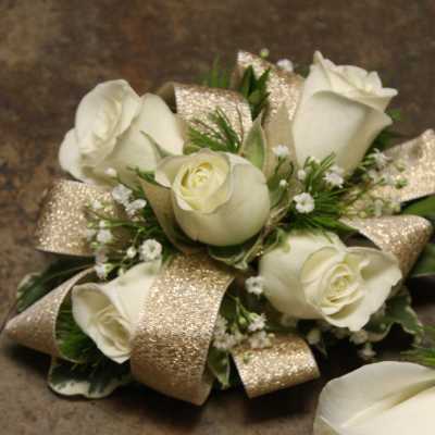 Golden Rose Wristlet