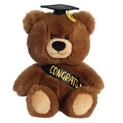 10" Hugga Wug Graduation Bear Plush
